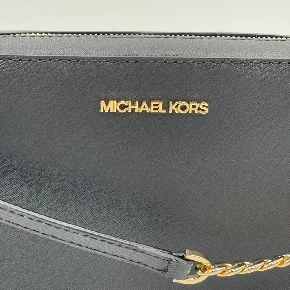 Michael Kors LG EW Crossbody Black Bag